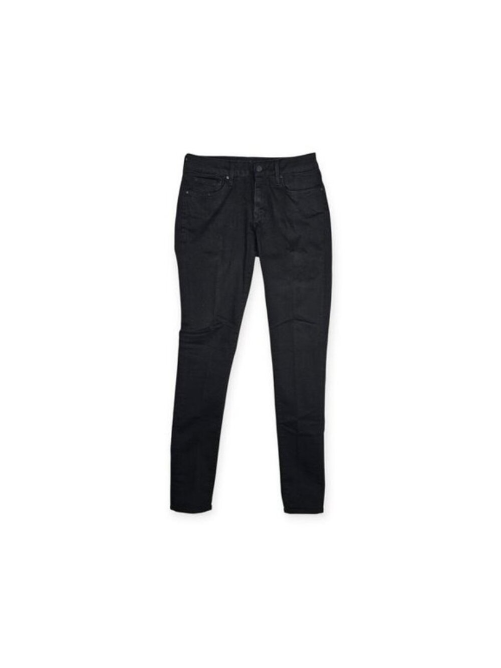 Mavi Jeans "Alexa" Mid-Rise Skinny Jeans - Black Stretch Denim